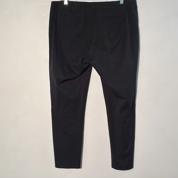 J. JILL Premium Bi-Stretch Minimalist/Career Two Pocket Black Ankle Pant SZ 12 - Picture 3 of 14